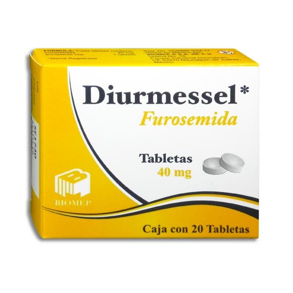 DIURMESSEL 40MG TABLETAS C/20 (GI)