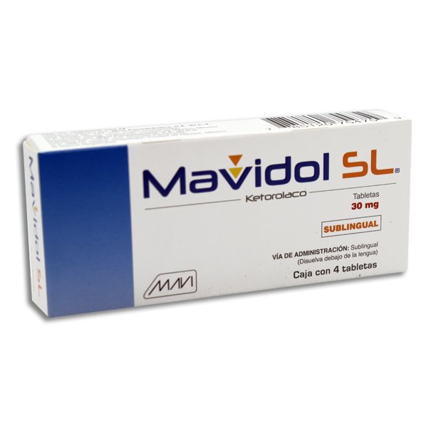 MAVIDOL SL TABLETAS 30MG C/4 (GI)
