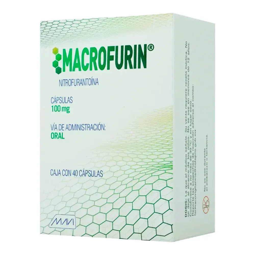 MACROFURIN 100MG CAPSULAS CON 40 (GI)