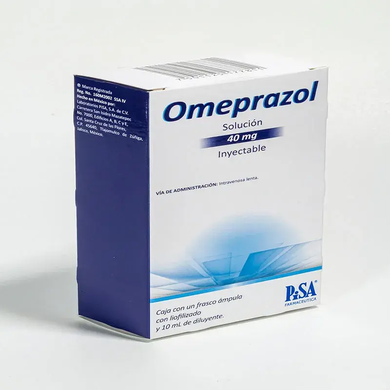 OMEPRAZOL PISA 40MG/10ML SOLUCION INYECTABLE CON 1 (GI)