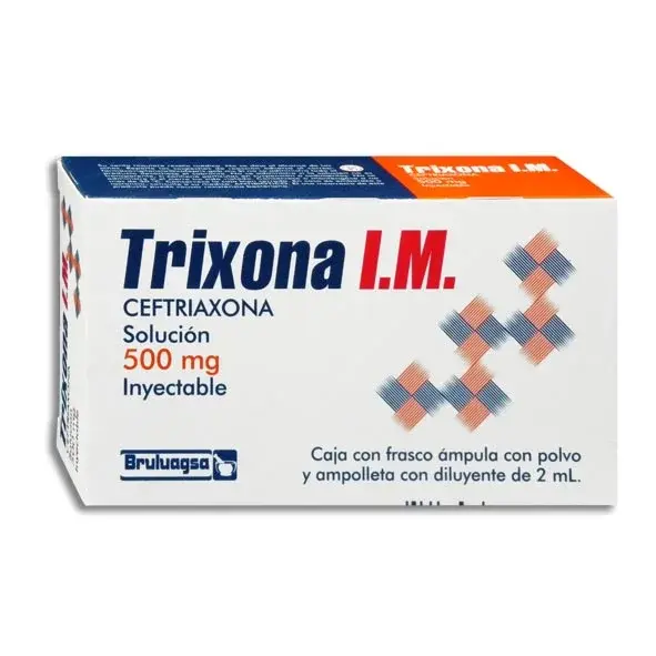 TRIXONA IM 500MG INYECTABLE CON 1 (GI)