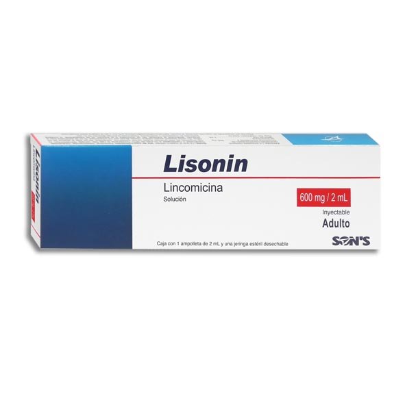 LISONIN 600MG/2ML INYECTABLE C/1 (GI)