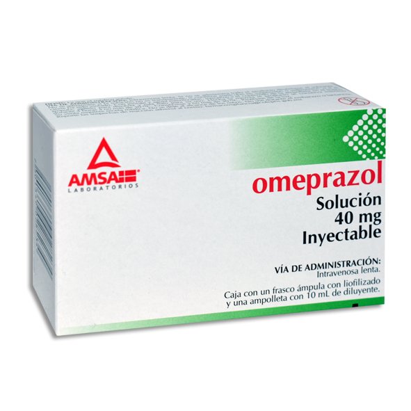 OMEPRAZOL AMSA 40MG INYECTABLE C/1 (GI)