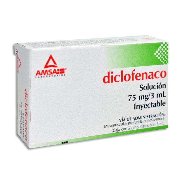DICLOFENACO AMSA 75MG/3ML AMP C/2 (GI)