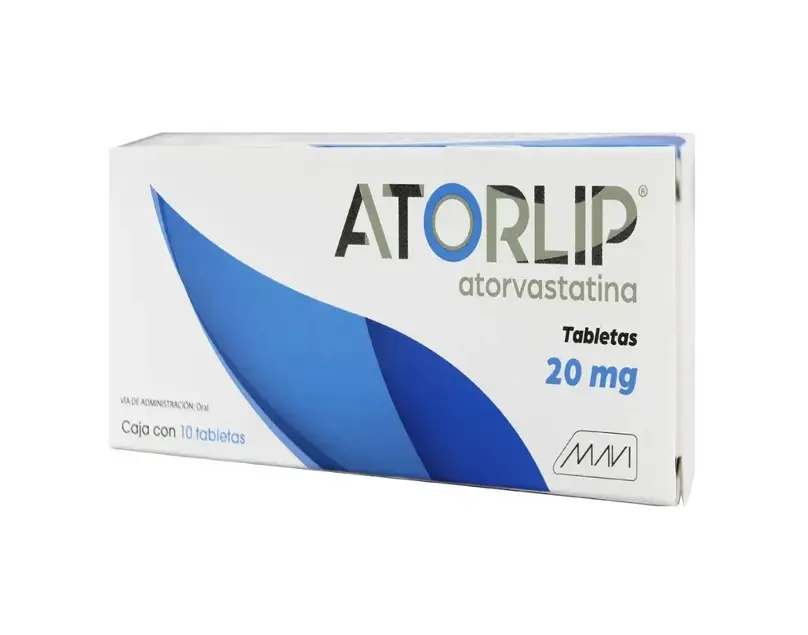 ATORLIP 20MG TABLETAS CON 10 (GI)