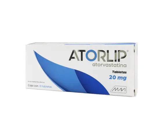 ATORLIP 20MG TABLETAS CON 10 (GI)