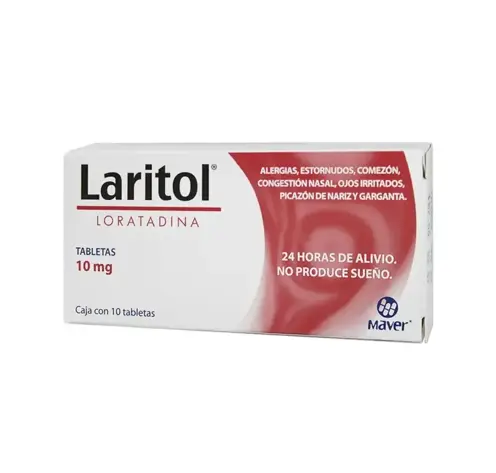 LARITOL 10MG TABLETAS CON 10 (GI)