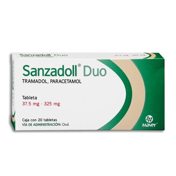 SANZADOLL DUO 37.5/325MG TABLETAS C/20 (GI)