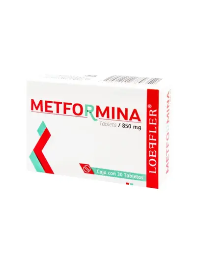 METFORMINA LOEFFLER 850MG TABLETAS CON 30 (GI)