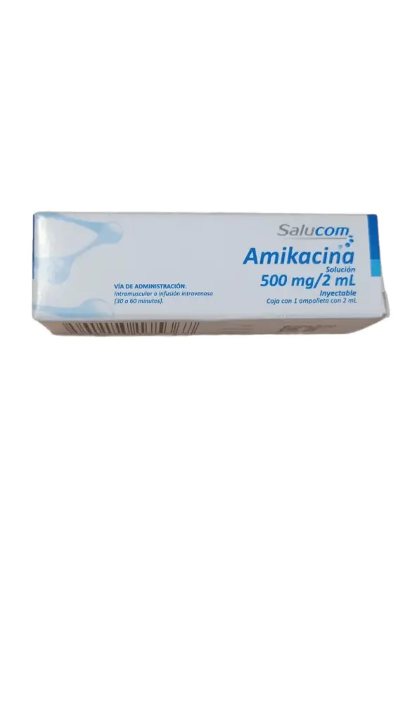AMIKACINA SALUCOM 500MG / 2ML CON 1 (GI)
