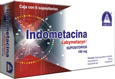 INDOMETACINA 6 SUPOSITORIOS 100 MG (GI)