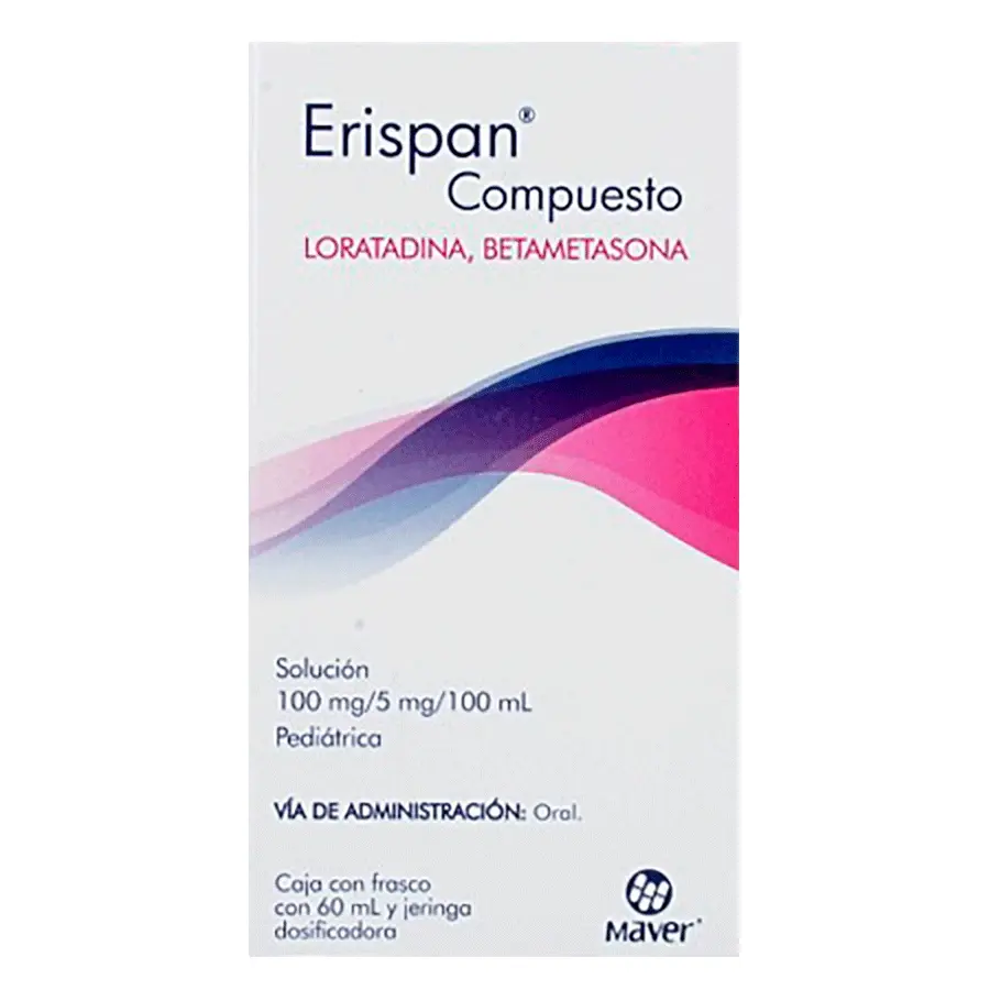 ERISPAN COMPUESTO 100/5MG SUSPENSION 60ML (GI)