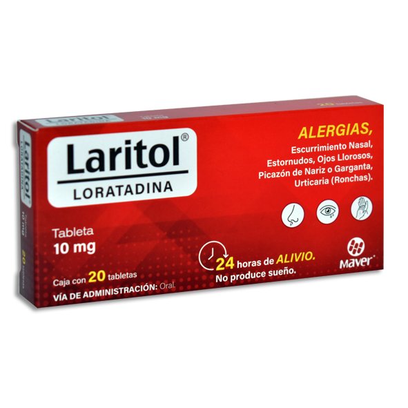 LARITOL 10MG TABLETAS C/20 (GI)