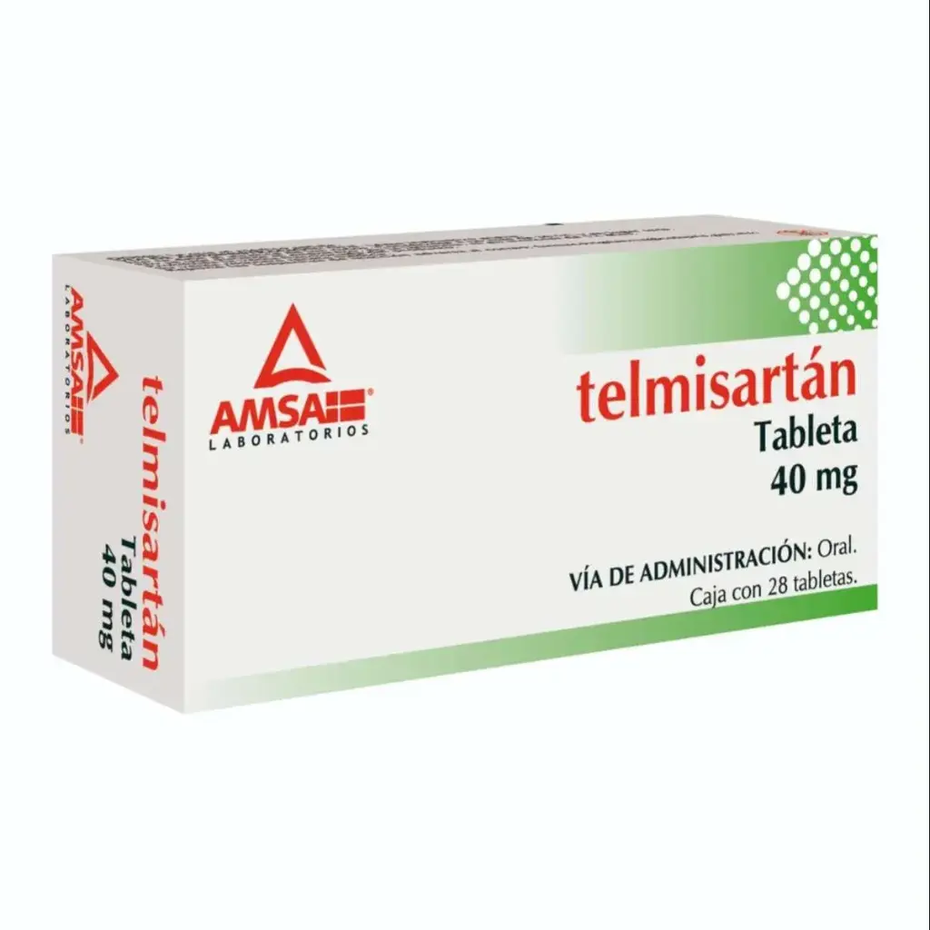 TELMISARTAN AMSA 40MG TABLETAS CON 28 (GI)