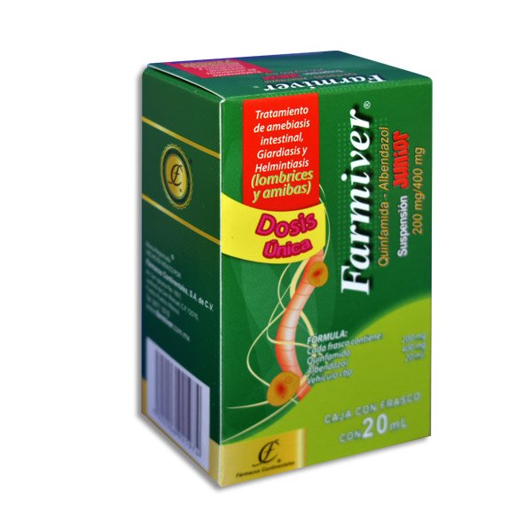 FARMIVER JR 200/400MG SUSPENSION 20ML (GI)