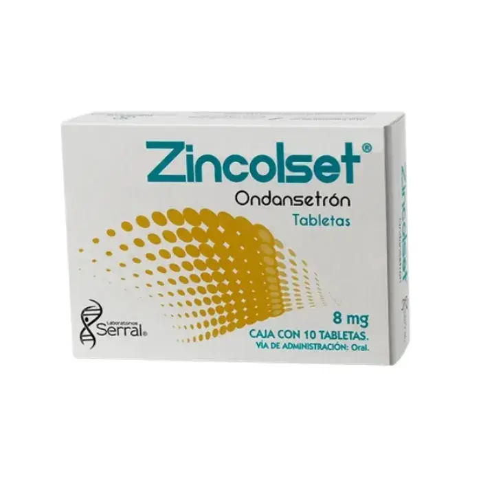 ZINCOLSET 8MG TABLETAS CON 10 (GI)