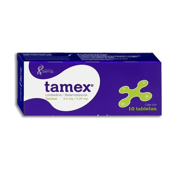 TAMEX 5/0.25MG TABLETAS CON 10 (GI)