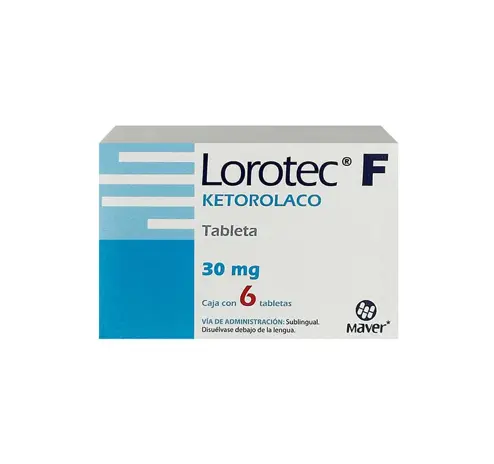 LOROTEC F 30MG TABLETAS CON 6 (GI)