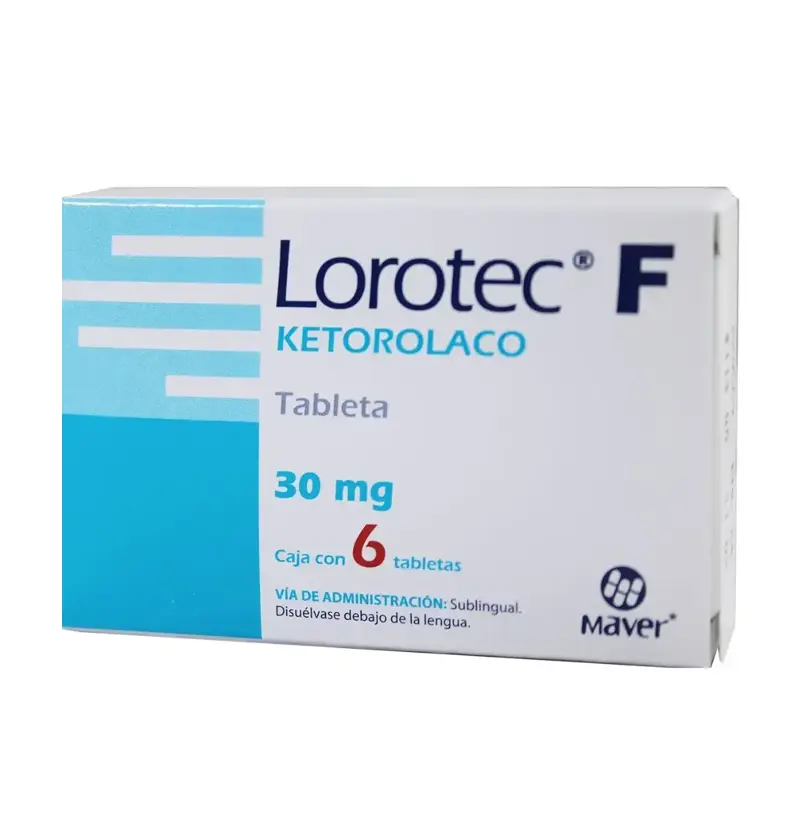LOROTEC F 30MG TABLETAS CON 6 (GI)