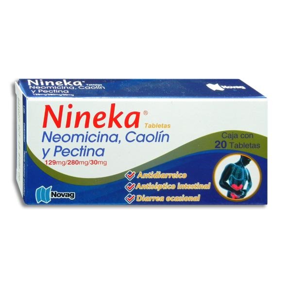 NINEKA 129/280/30MG TABLETAS CON 20 (GI)