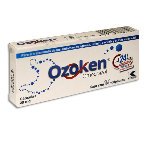 OZOKEN 20MG CAPSULAS C/14 (GI)