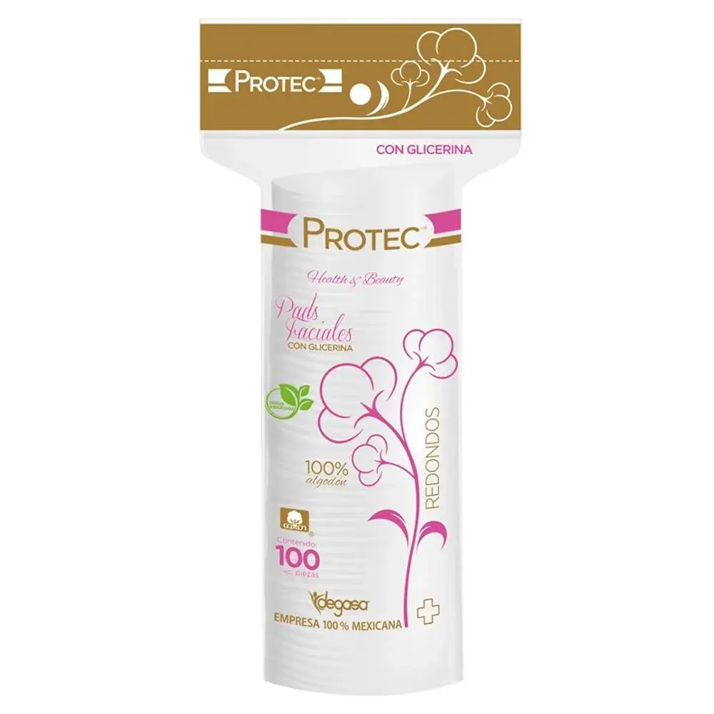 DESMAQUILLANTE PADS PROTECTOR CON GLIC 100PZ
