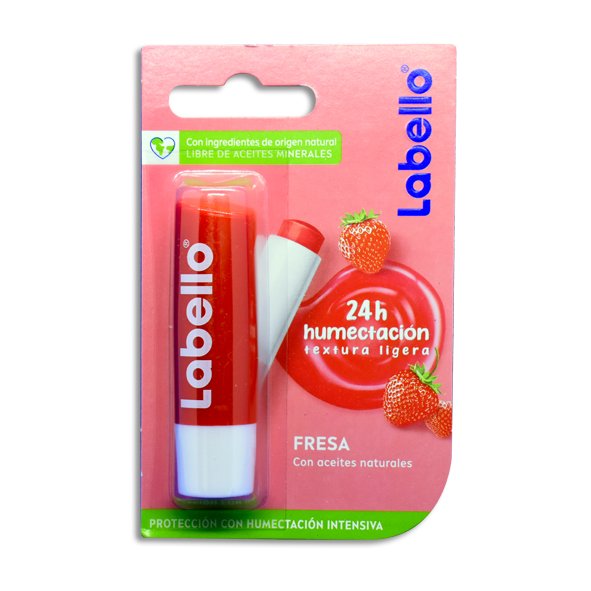 POMADA LABIAL LABELLO FRESA 4.8G