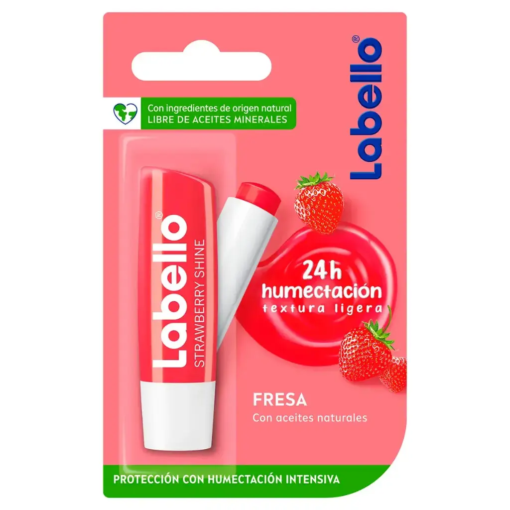 POMADA LABIAL LABELLO FRESA 4.8G