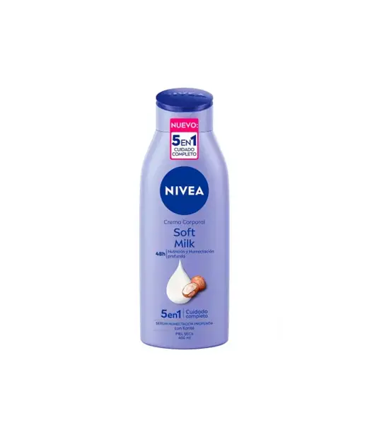 CREMA NIVEA B SOFT MILK SEC 400ML
