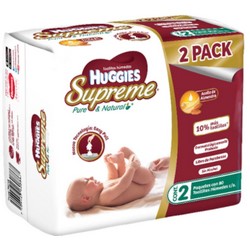 TOALLAS HUMEDAS HUGGIES SUPREME 2PACK