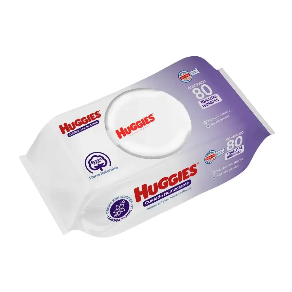 TOALLAS HUGGIES HUMEDAS CRE RELAJ CON 80