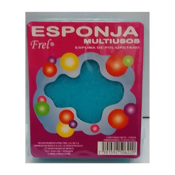 ESPONJA FREL MULTIUSOS CON 1