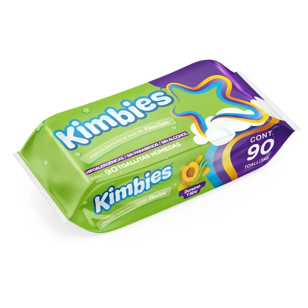 TOALLAS HUMEDAS KIMBIES DZNO-ALOE CON 90