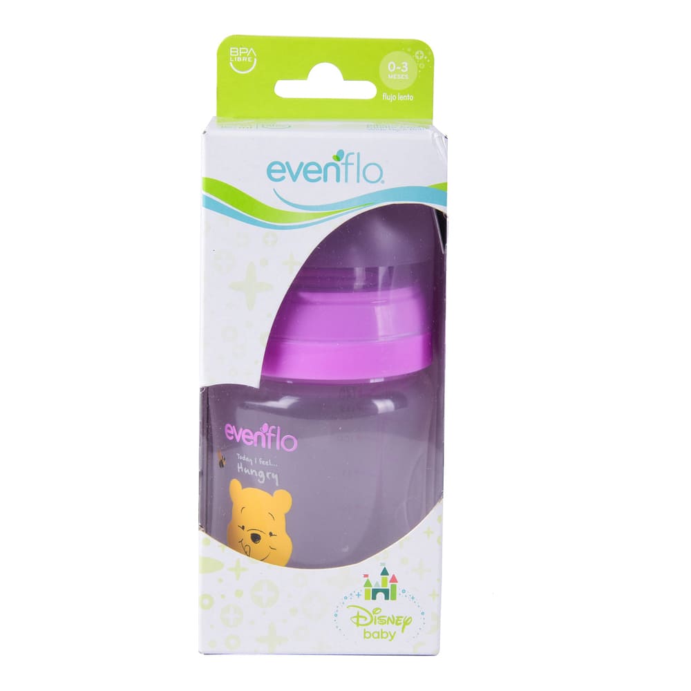 BIBERON EVENFLO CUELLO ANCHO POOH 5 OZ