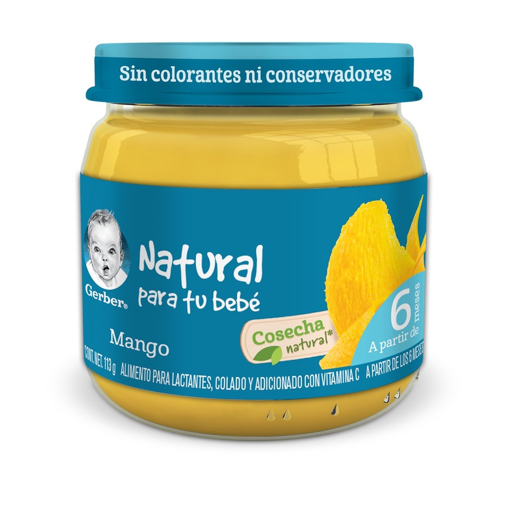GERBER 2A PURE MANGO 113G