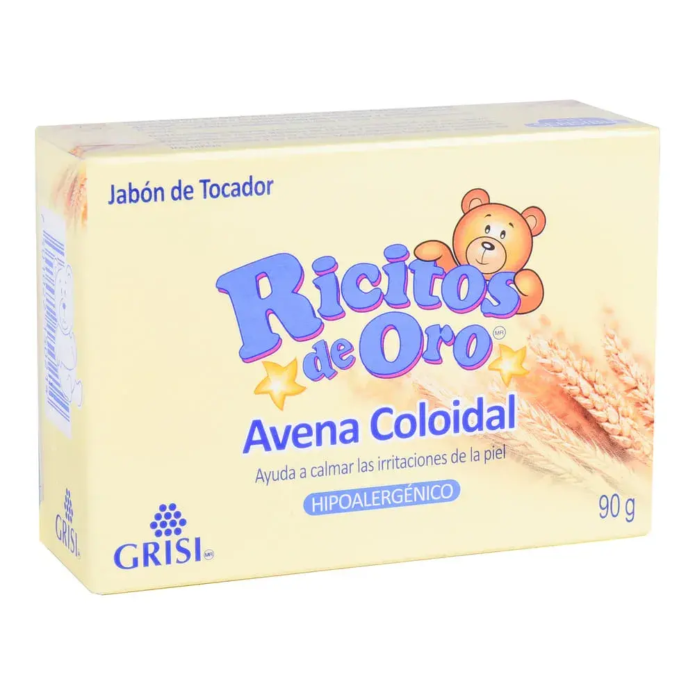 RICITOS ORO AVENA JABON 90G
