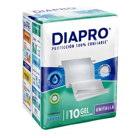 PAÑAL DIAPRO PREDO UNITALLA CON 10PZ