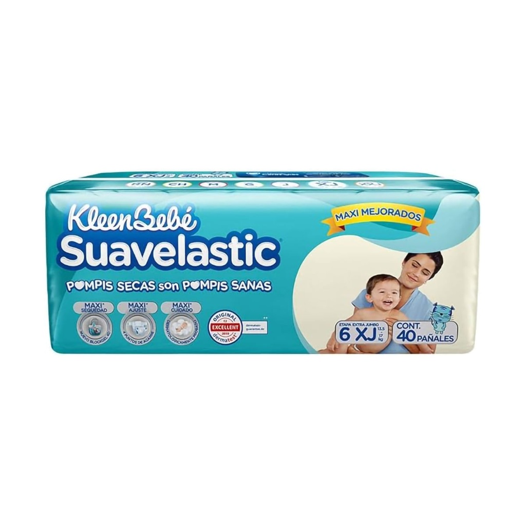 PAÑAL KBB SUAVELASTIC XJ E6 CON 40