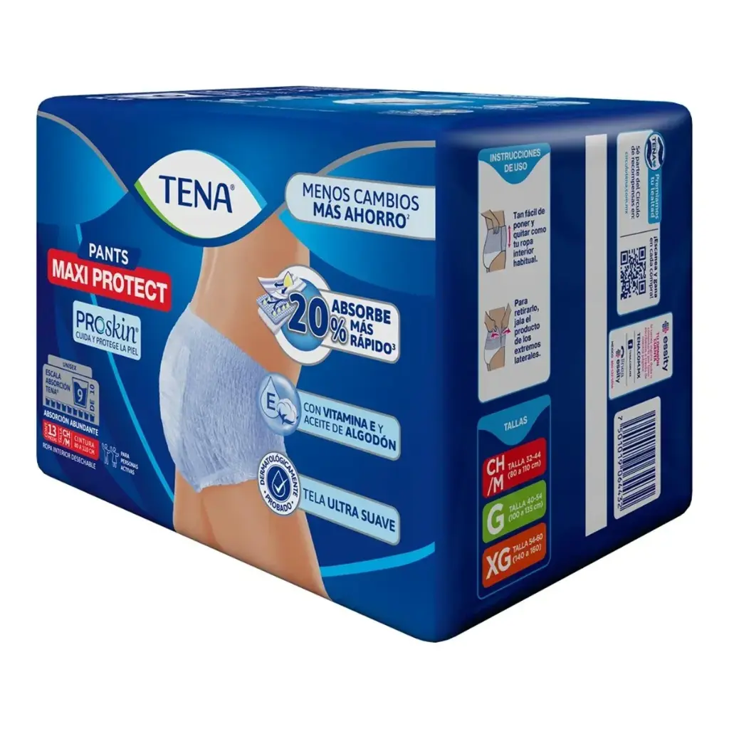 PAÑAL TENA PANTS MEDIANO CON 10