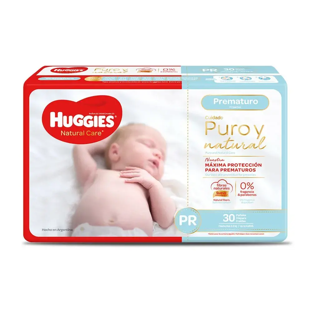 PAÑAL HUGGIES SUPREME PREMATURO CON 30
