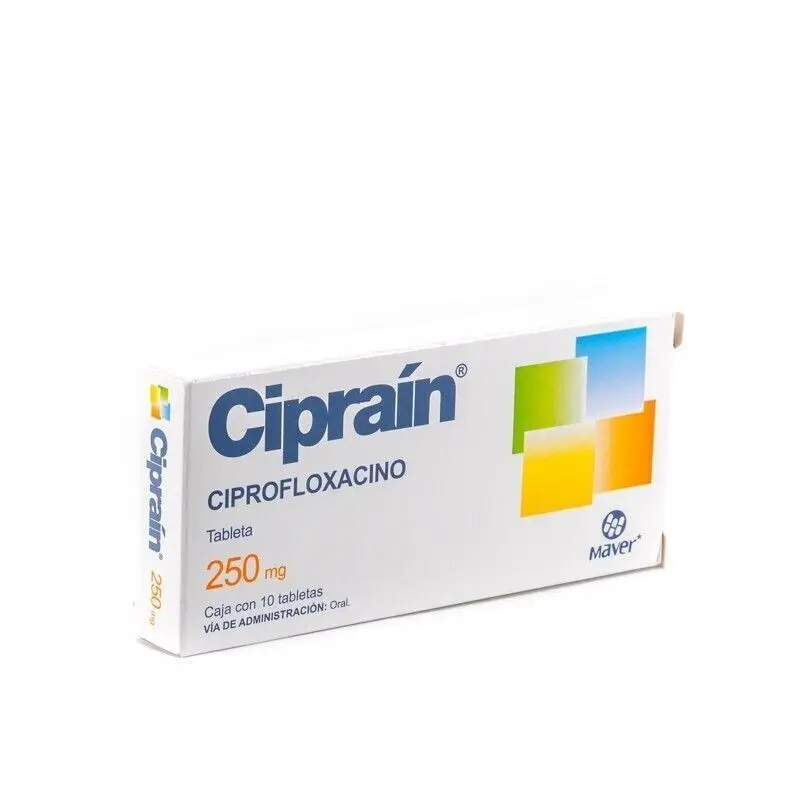 CIPRAIN 250MG TABLETAS CON 10 (GI)