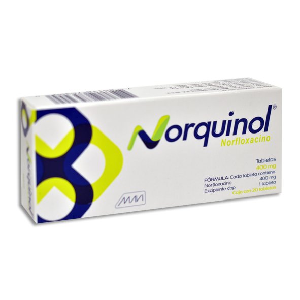 NORQUINOL 400MG TABLETAS C/20 (GI)