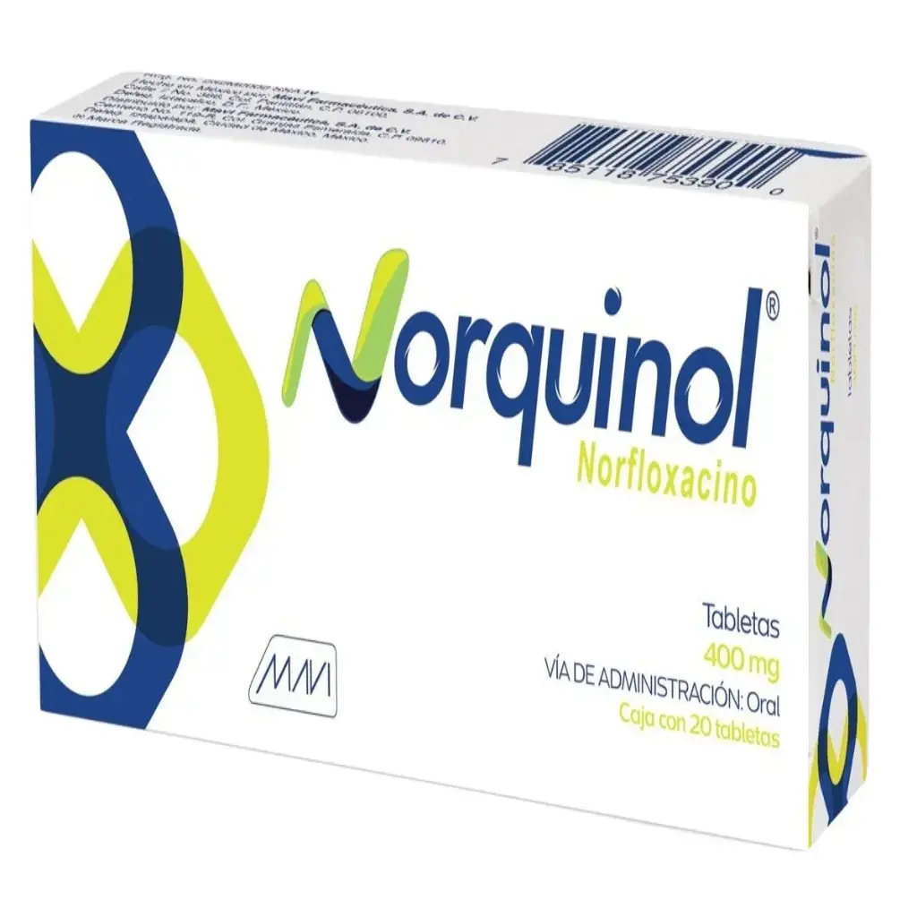 NORQUINOL 400MG TABLETAS CON 20 (GI)