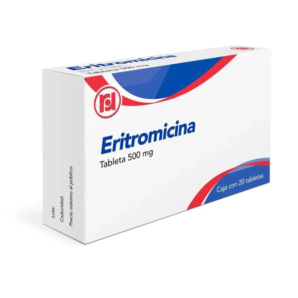 ERITROMICINA 500MG RANDALL TABLETAS CON 20 (GI)