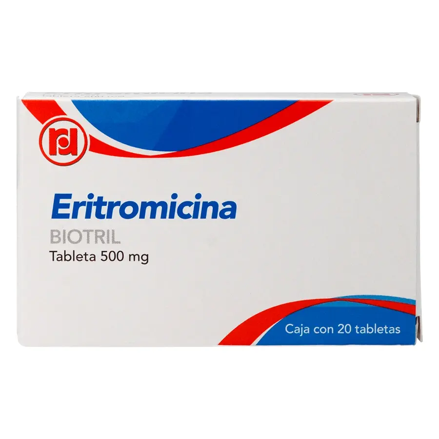 ERITROMICINA 500MG RANDALL TABLETAS CON 20 (GI)