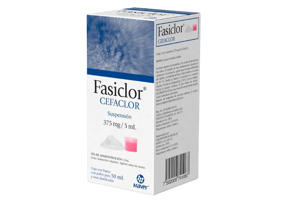 FASICLOR 375MG/5ML SUSPENSION 50ML (GI)