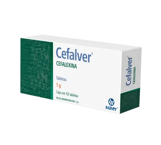 CEFALVER 1G TABLETAS CON 12 (GI)