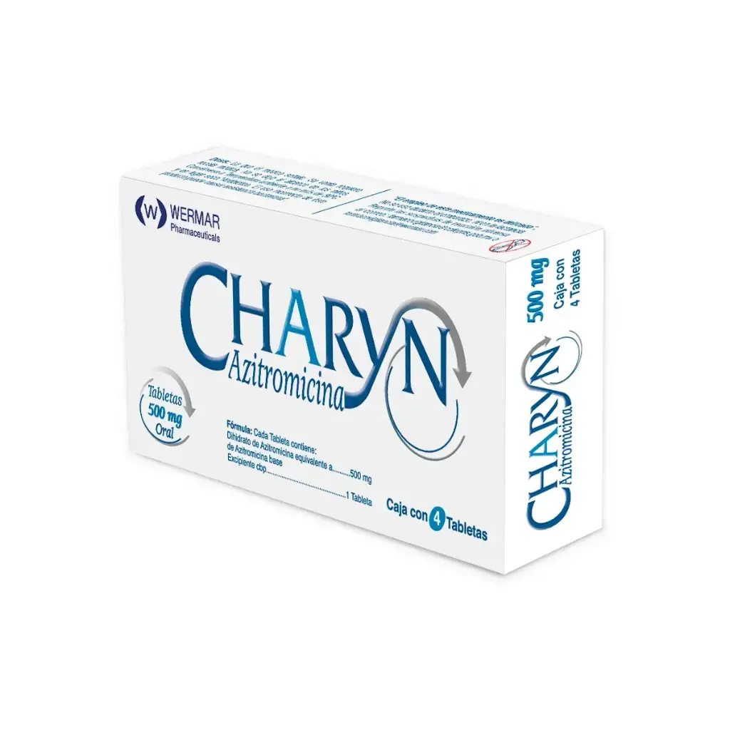 CHARYN 500MG TABLETAS CON 4 (GI)