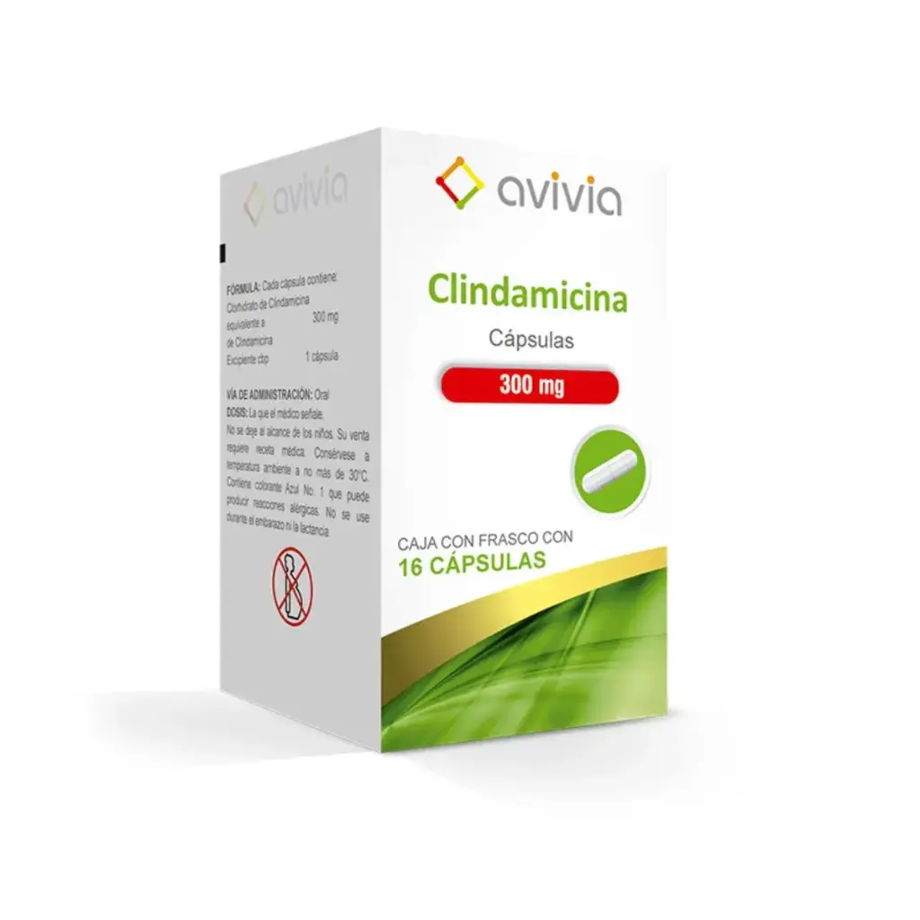 CLINDAMICINA AVIVIA 300MG CAPSULAS CON 16 (GI)