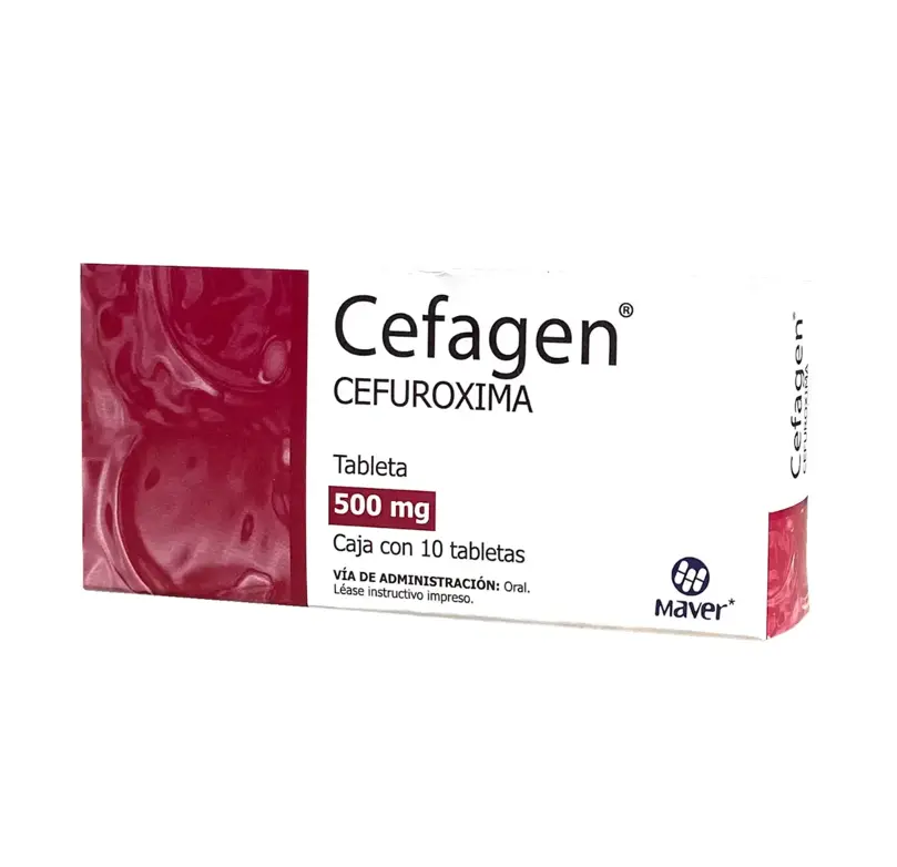 CEFAGEN 500MG TABLETAS CON 10 (GI)